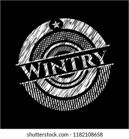  Wintry chalk emblem