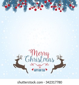 Wintry Christmas Card