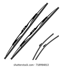 Wiper blade illustration