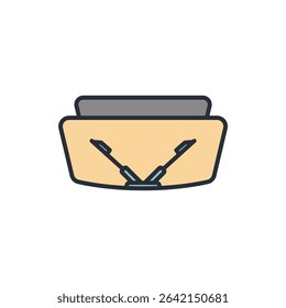 wiper icon collection .design style with background