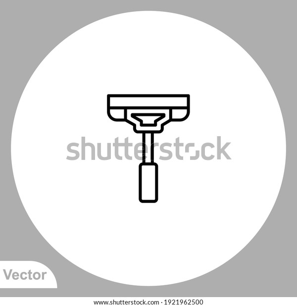 Wiper icon sign vector,Symbol, logo illustration\
for web and mobile