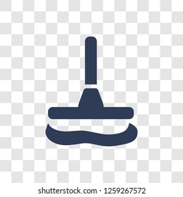 Wiper icon. Trendy Wiper logo concept on transparent background from cleaning collection