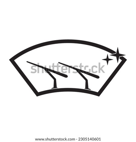 Wiper icon vector illustration symbol design