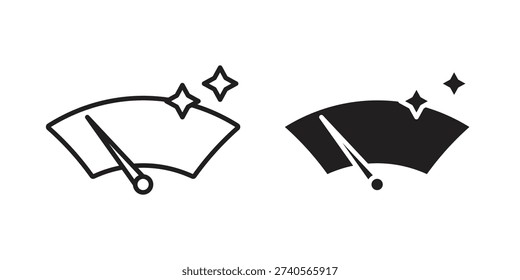 Wiper icon. Vector linear icon collection. Vector EPS10