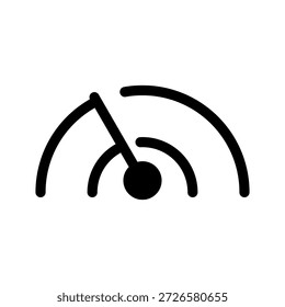 Ilustración de diseño de símbolo de Vector de icono de indicador de limpiaparabrisas