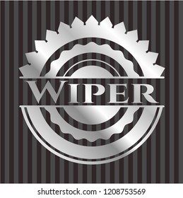 Wiper silver emblem or badge