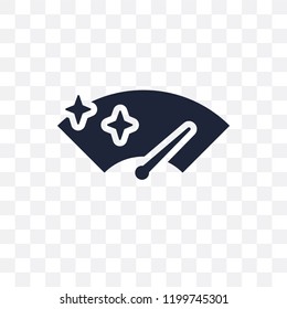 Wiper transparent icon. Wiper symbol design from Cleaning collection. Simple element vector illustration on transparent background.