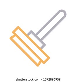 wiper vector color line icon 