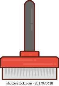 icono de color plano del vector del limpiaparabrisas