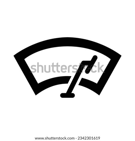 Wiper Vector Glyph Icon For Personal And Commercial Use.
