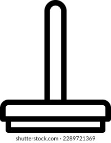 wiper Vector illustration on a transparent background. Premium quality symmbols. Thin line vector icons for concept and graphic design.