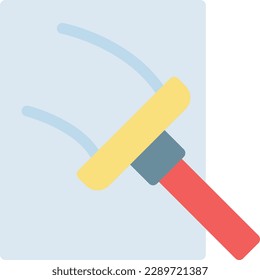 wiper Vector illustration on a transparent background. Premium quality symmbols. Line Color vector icons for concept and graphic design. 