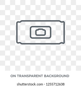 Wipes icon. Wipes design concept from  collection. Simple element vector illustration on transparent background.