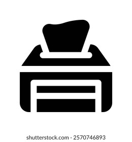 wipes icon. vector glyph icon for your website, mobile, presentation, and logo design.