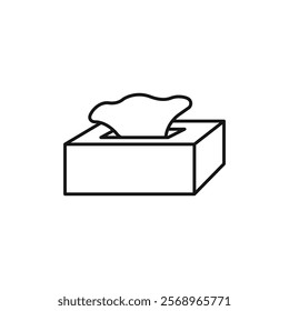 Wipes pack icon Isolated flat vector in outline