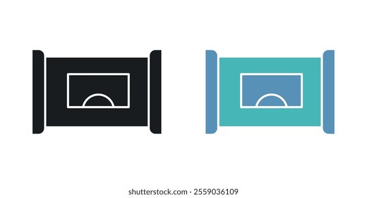 Wipes pack icons in black and colored version