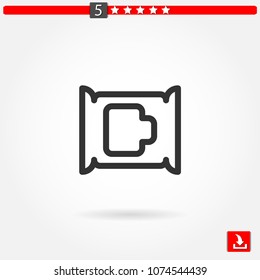 wipes vector icon