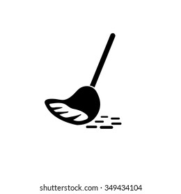 wiping mop icon