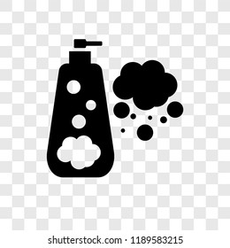 Wiping soap vector icon isolated on transparent background, Wiping soap transparency logo concept
