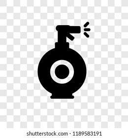 Wiping sprayer vector icon isolated on transparent background, Wiping sprayer transparency logo concept