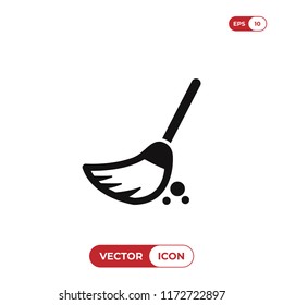 Wiping swipe for floors vector icon