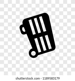 Wiping trash vector icon isolated on transparent background, Wiping trash transparency logo concept