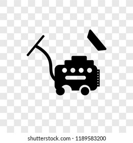 Wiping vacuum tool vector icon isolated on transparent background, Wiping vacuum tool transparency logo concept