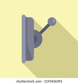 Wire breaker icon flat vector. Fuse panel. Safety machine