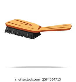 Wire brush vector isolated illustration