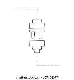 wire cable connector icon