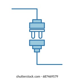 wire cable connector icon