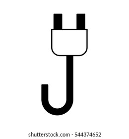 wire cable energy plug icon vector illustration design