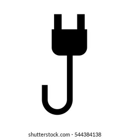 wire cable energy plug icon vector illustration design