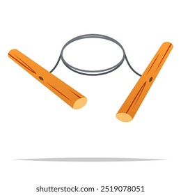 Wire clay cutter vector isolated illustration