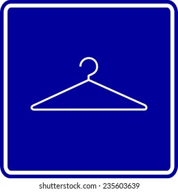 Wire Clothes Hanger Sign