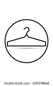 wire clothes hanger symbol