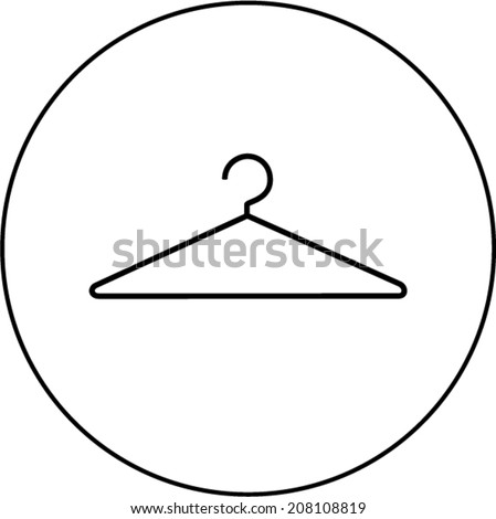 wire clothes hanger symbol