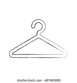 wire clothespin isolated icon