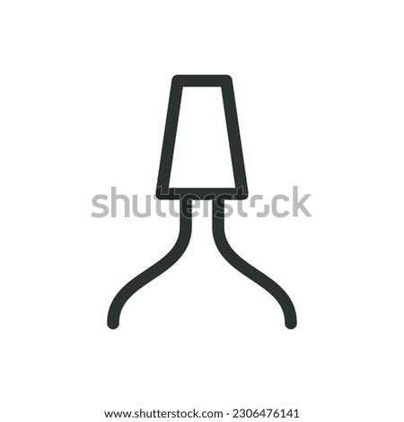 Wire connector isolated icon, closed end crimp cap vector icon with editable stroke