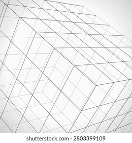 Wire Cube vector background with versatile graphic elements for microstock and commercial design projects.