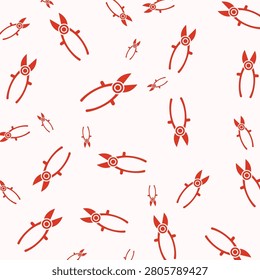Wire Cutter trendy vector illustration in flat style ravishing background.eps