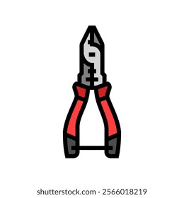 wire cutters car repair tool color icon vector. wire cutters car repair tool sign. isolated symbol illustration