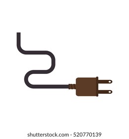 wire energy cable isolated icon