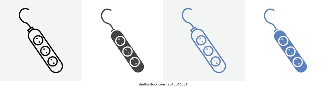 wire extension icon Group symbol or sign vector