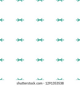 wire fence icon pattern seamless white background. Editable filled wire fence icon. wire fence icon pattern for web and mobile.