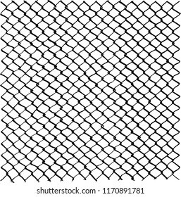 Wire fence inspired marker drawn black and white textute