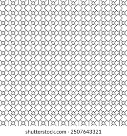 Wire fence pattern. Illustration of diamond shape wire mesh (Horizontal). Geometric mesh. Geometric mesh on white background.