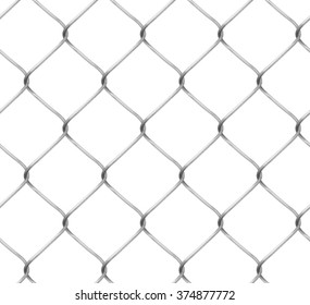 Wire fence seamless pattern