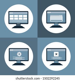 Wire frame components to build your own website mock up. You can combine them to create some unique prototypes and to build your first draft of your website design