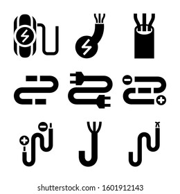 wire icon isolated sign symbol vector illustration - Collection of high quality black style vector icons

